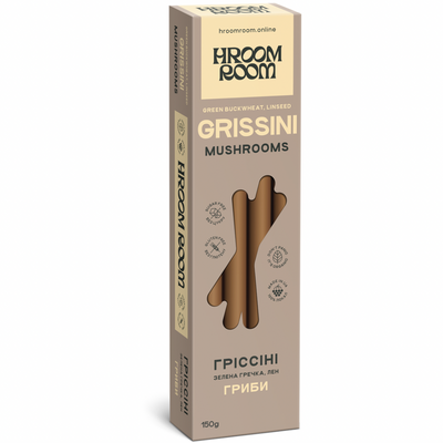 Grissini HROOM ROOM mushrooms from flax seeds and vegetables 150 g