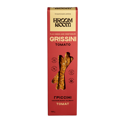 Grissini Tomato HROOM ROOM from flax seeds and vegetables 150 g